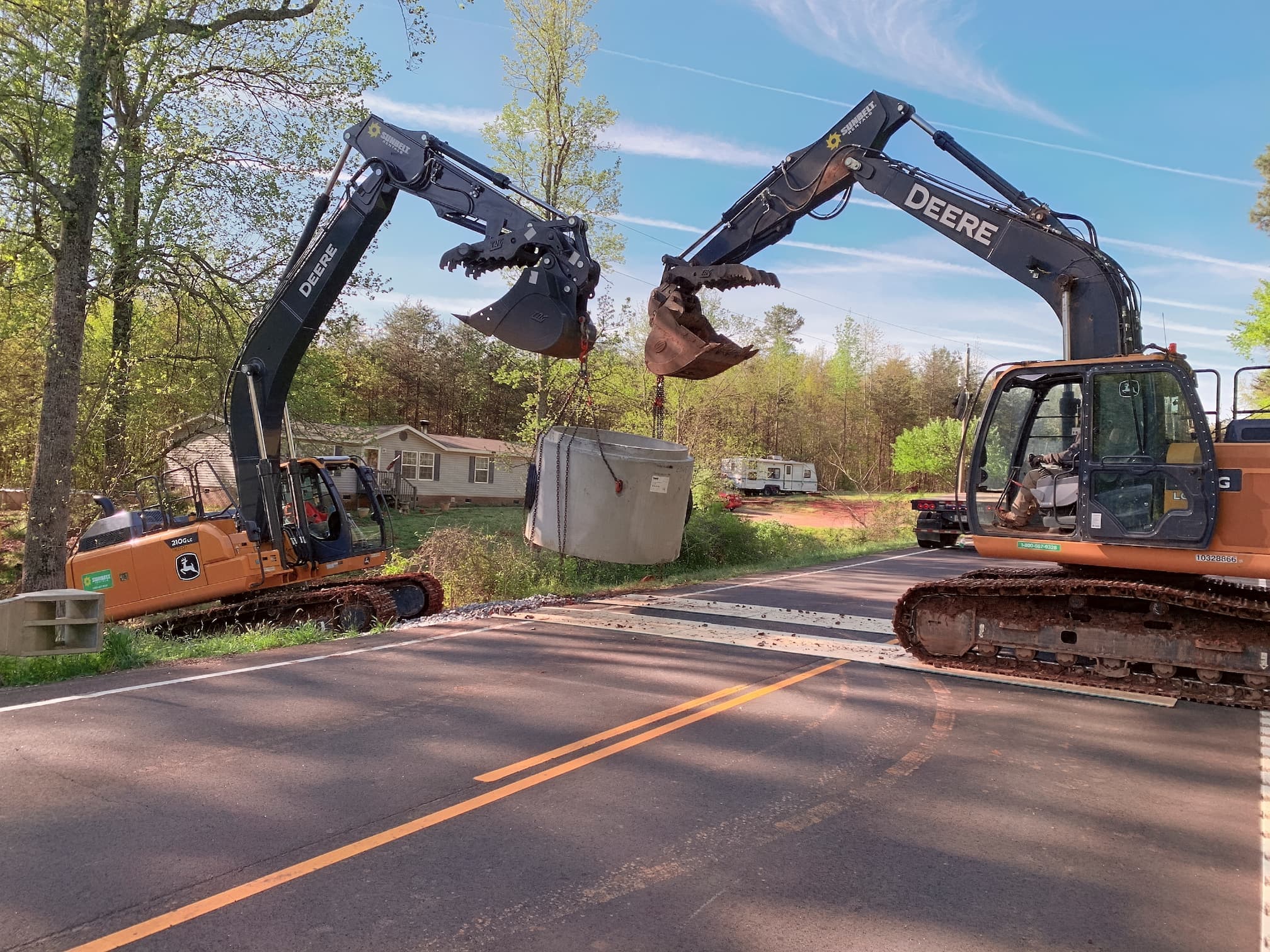 Various construction and utility services