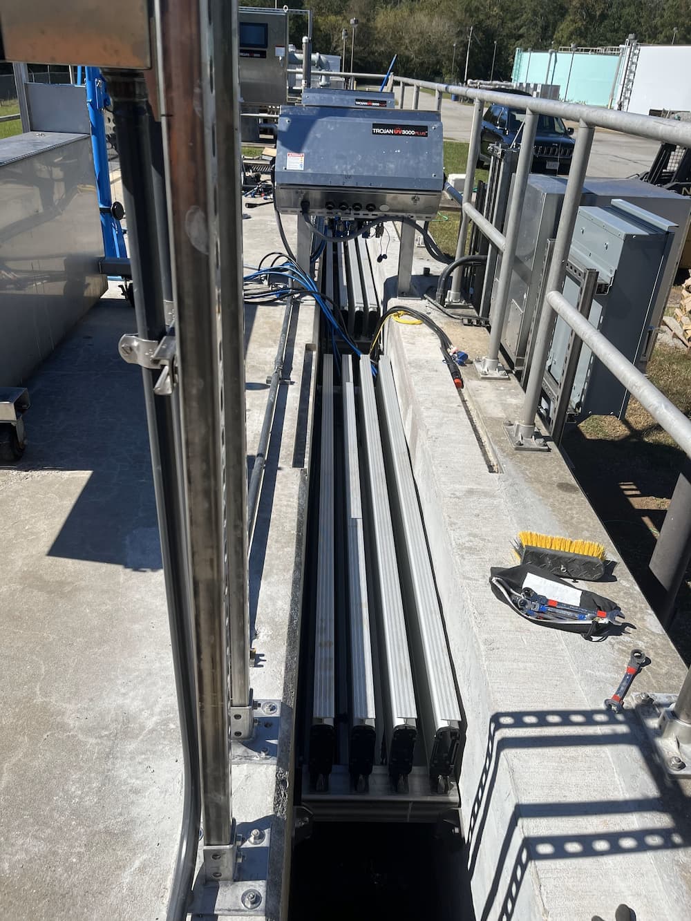 Completed UV disinfection system