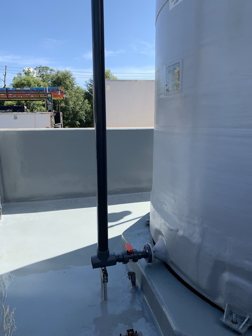 Completed fluoride storage system