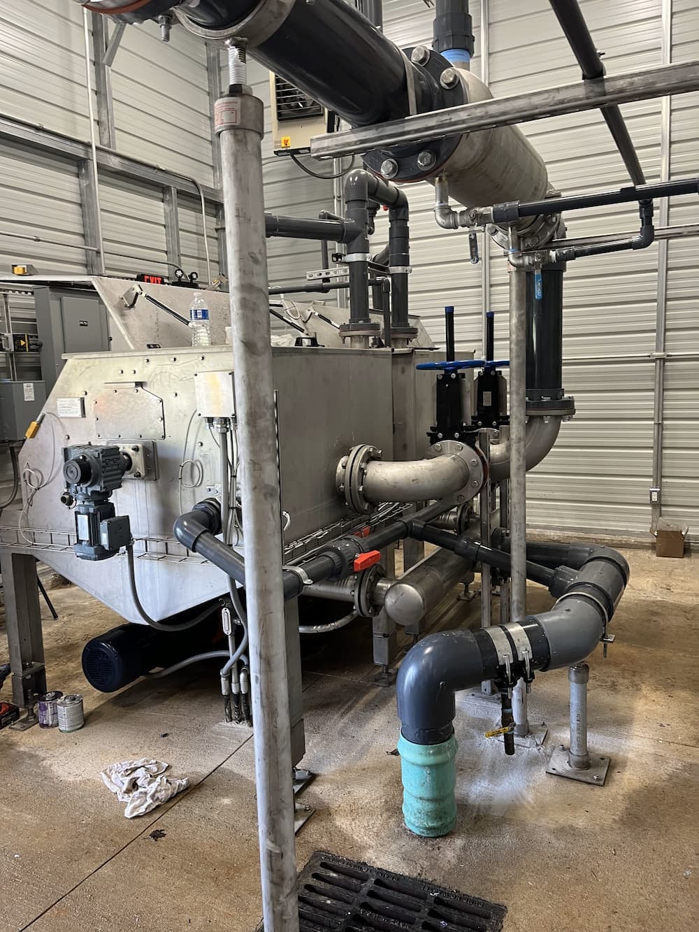 Press equipment and piping